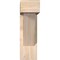 Ekena Millwork Traditional Block Smooth Bracket w/ Offset Brace, Douglas Fir, 5 1/2"W x 18"D x 18"H BKT0604X18X18TRA05SDF - alternate 3